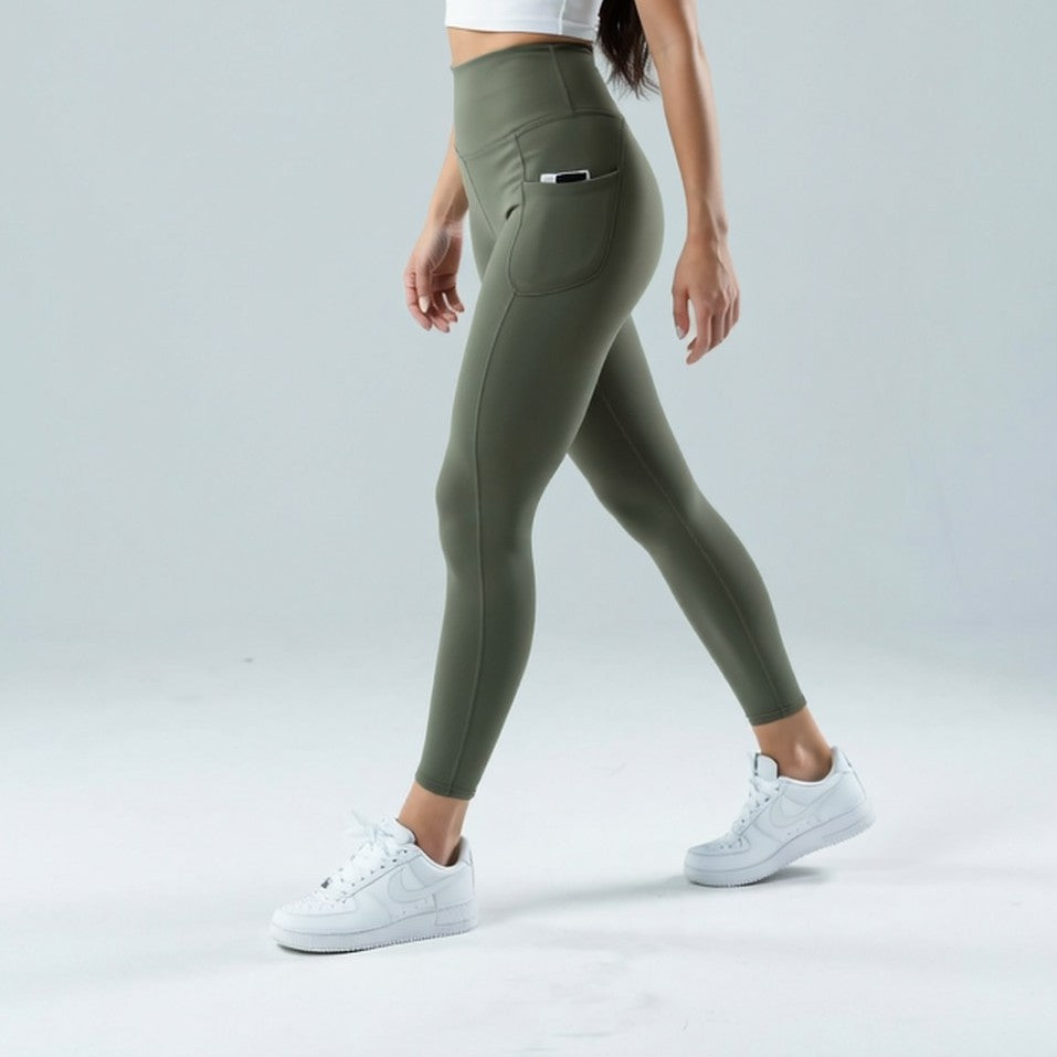 WURCQ Essential High-Waist Leggings — Olive