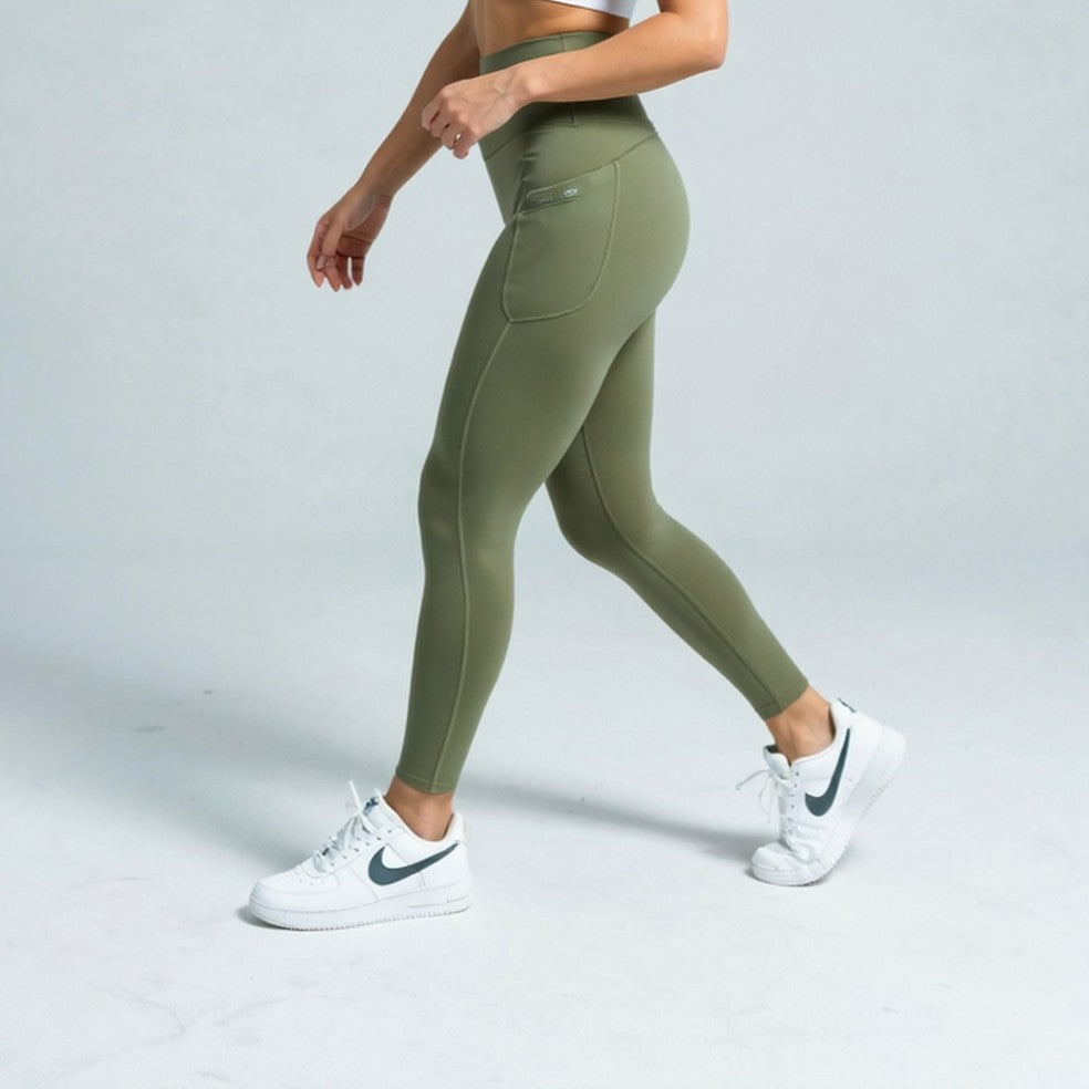 WURCQ Essential High-Waist Leggings — Olive