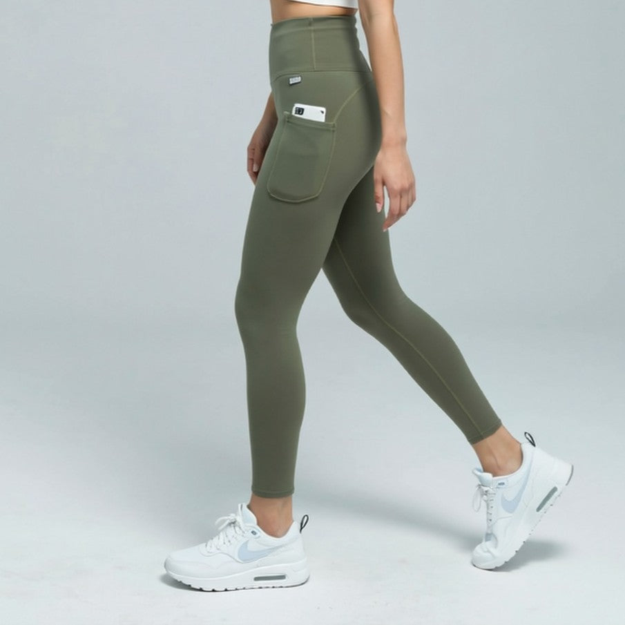 WURCQ Essential High-Waist Leggings — Olive