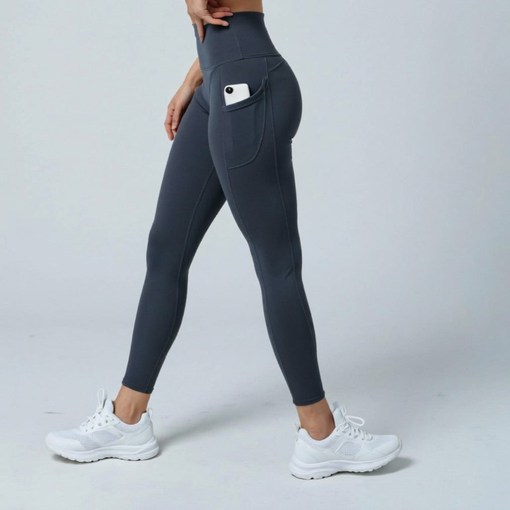 WURCQ Essential High-Waist Leggings — Grey