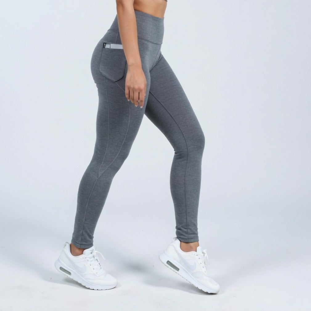 WURCQ Essential High-Waist Leggings — Grey