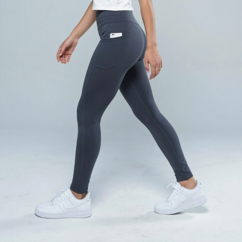 WURCQ Essential High-Waist Leggings — Grey