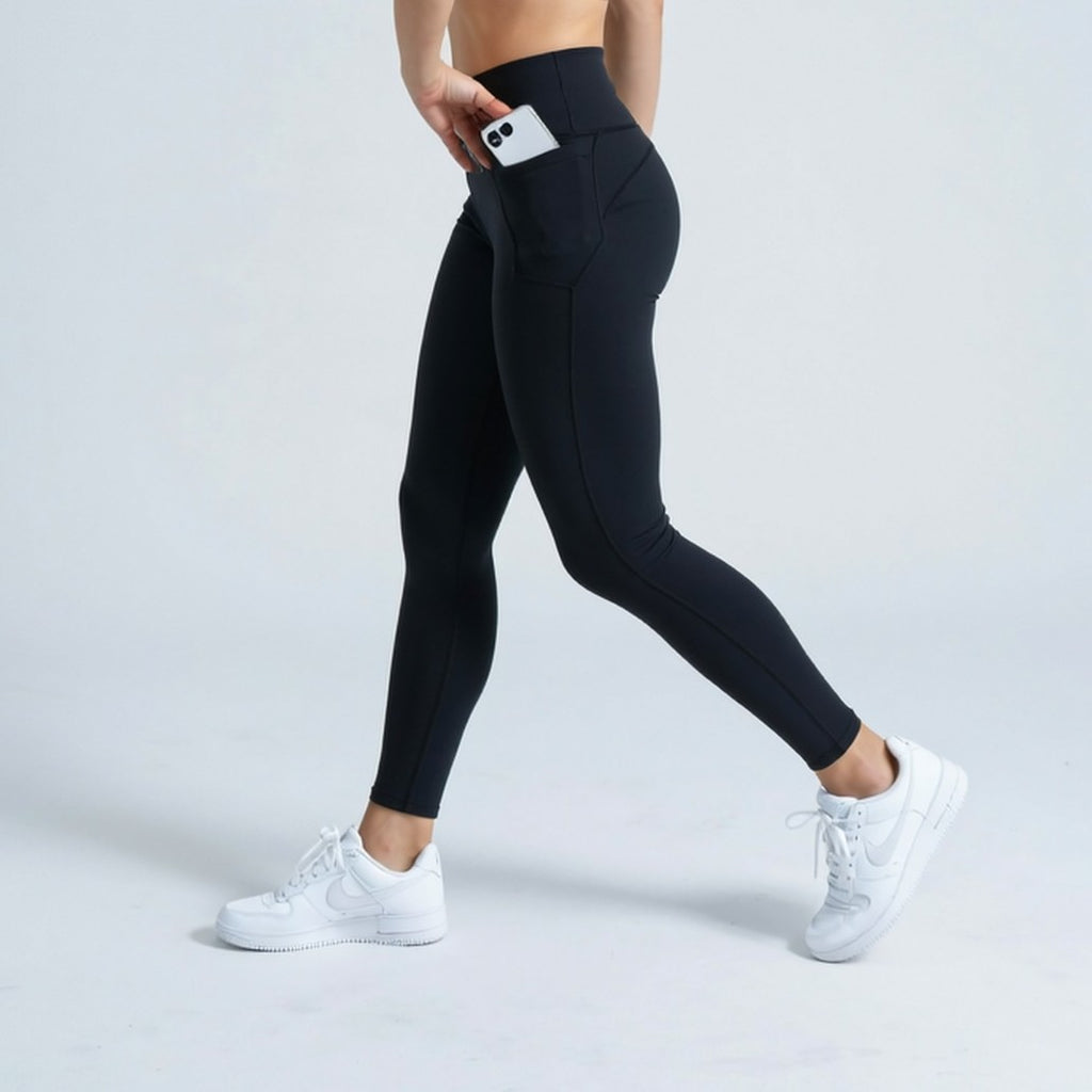 WURCQ Essential High-Waist Leggings — Black