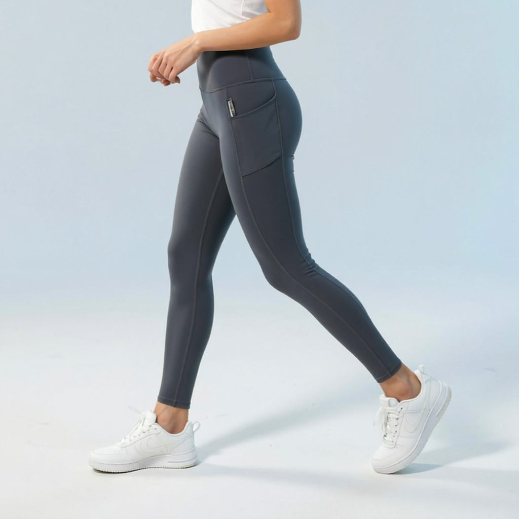 WURCQ Essential High-Waist Leggings — Grey