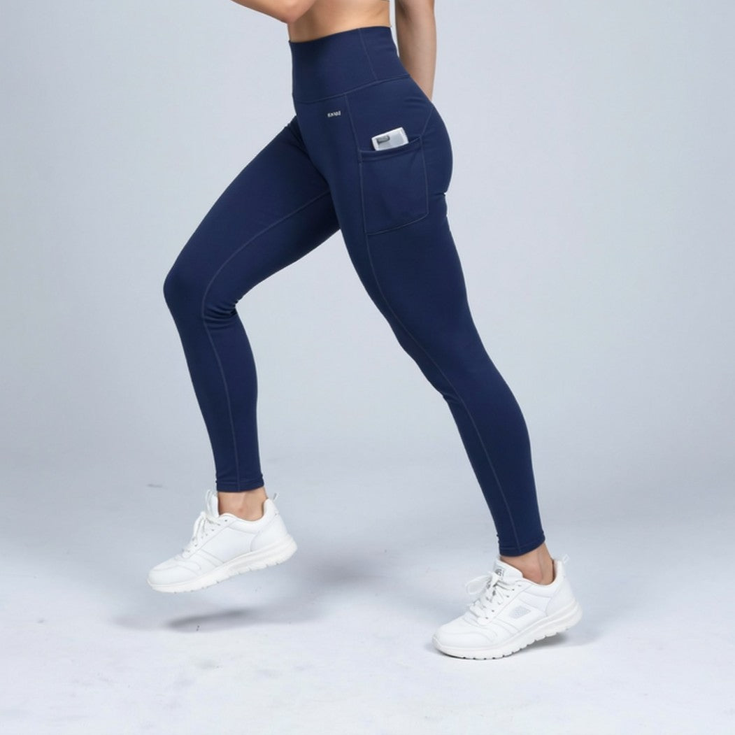 WURCQ Essential High-Waist Leggings — Navy