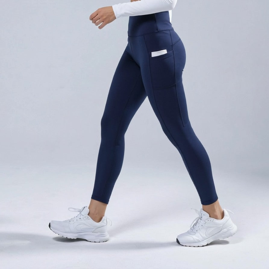 WURCQ Essential High-Waist Leggings — Navy